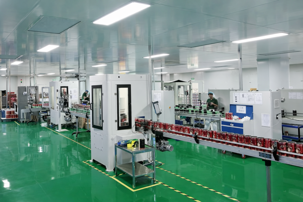 workshop picture for tin packaging