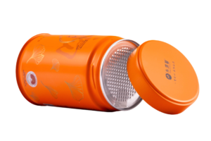 empty bc powder tin can-2 tin can with easy peel