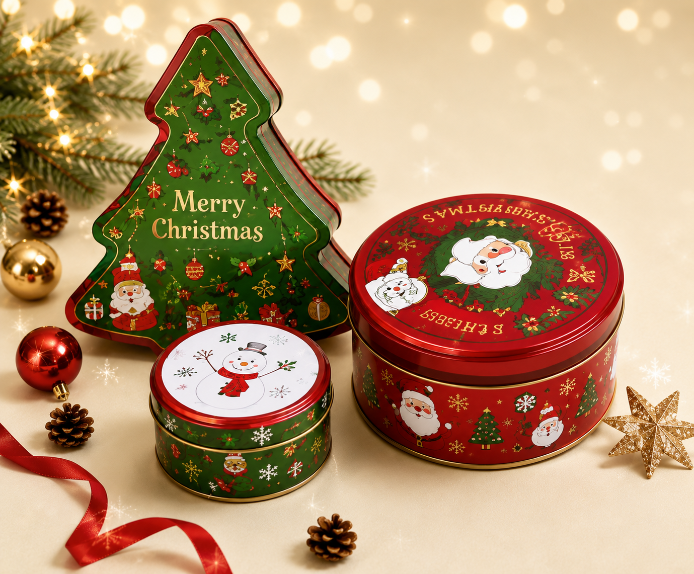 Christmas Tin Boxs