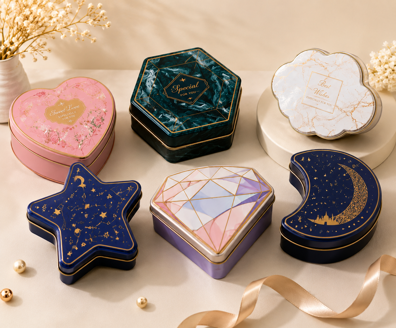 Irregular-Shaped Tins