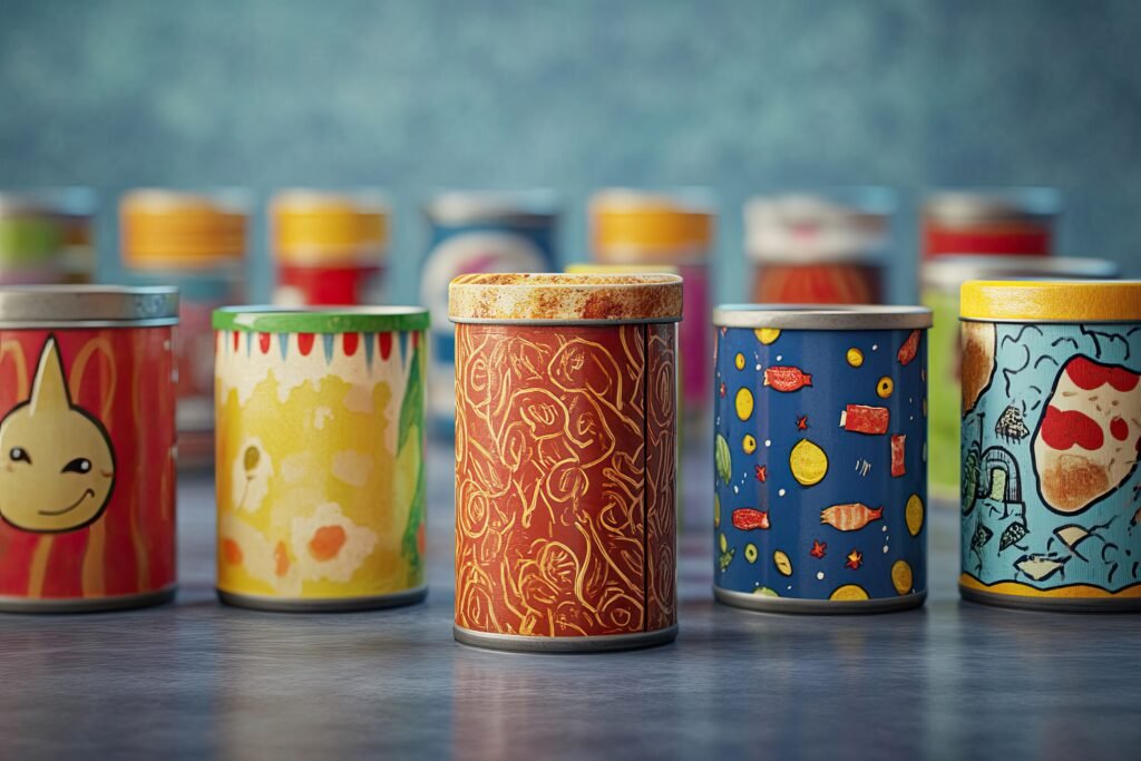 custom design custom tin packaging
