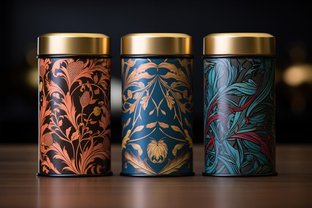 metalic custom tin printing