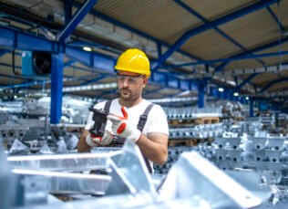 factory worker working